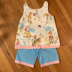 WHIMSICAL 2 piece boutique outfit size 5